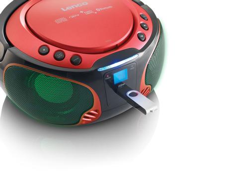 LENCO Scd-550 Digital 3.6 W Red (SCD-550ROT)