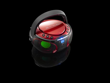 LENCO Scd-550 Digital 3.6 W Red (SCD-550ROT)