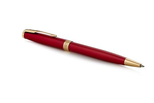 PARKER Sonnet Red Lacquer G.T Ballpen -kuulakärkikynä,  punainen runko (1931476)