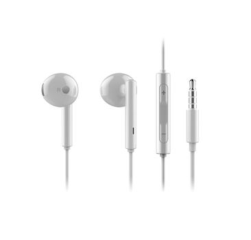 HUAWEI In-Ear Stereo Headset, mikrofon, 3,5mm, 110cm kabel, vit (22040280)