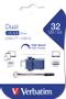 VERBATIM STOREN GO DUAL DRIVE USB 3.0 32 (49966)