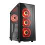 SHARKOON TG5 GLASS RED ATX TOWER CBNT