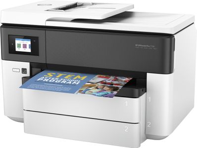HP OfficeJet Pro 7730 Wide Format All-in-One Printer A4 Color 34ppm Print Scan Copy Fax USB (Y0S19A#A80)
