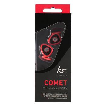 KITSOUND Ã˜replugger Comet In-Ear True Wireless RÃ¸d (KSCOMBUDRD)