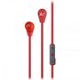 KITSOUND Øreplugger Bounce Rød In-Ear Trådløs Mic