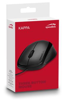 SPEEDLINK - Kappa Mouse-USB /Black (SL-610011-BK)