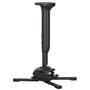 Chief KITMC030045B - Celing mount with lockable unislide, Adj. column 30-45cm, Max load 22kg, Black