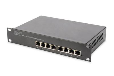 DIGITUS Gigabit Ethernet Switch 8-port 10 inch unmanaged NS (DN-80114)