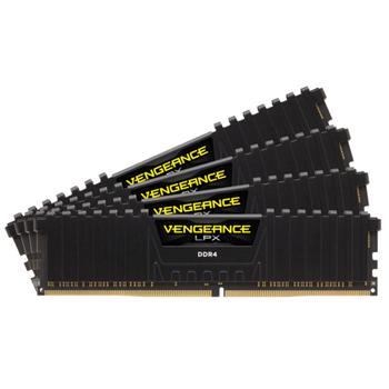 CORSAIR 32GB (4 x 8 GB) DDR4 4000MHz CL19 Vengeance LPX Svart (CMK32GX4M4K4000C19)