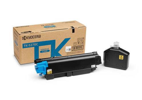 KYOCERA TK5270C Cyan Toner Cartridge 8k pages - 1T02TVCNL0 (1T02TVCNL0)