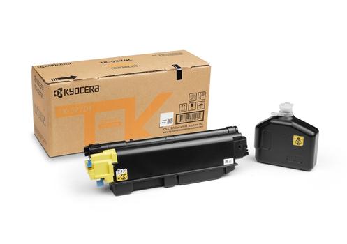 KYOCERA TK5270Y Yellow Toner Cartridge 8k pages - 1T02TVANL0 (1T02TVANL0)