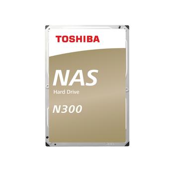 TOSHIBA a N300 NAS - Hard drive - 10 TB - internal - 3.5" - SATA 6Gb/s - 7200 rpm - buffer: 256 MB (HDWG11AUZSVA)