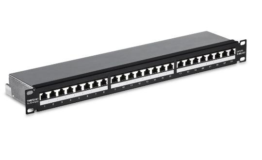 TRENDNET 24-Port Cat6a Shielded Patch  (TC-P24C6AS)