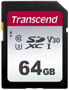 TRANSCEND SDXC-kort Premium 300S Class 10, UHS-I, UHS-Class 3, v30 Video Speed Class 64 GB (TS64GSDC300S)