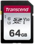 TRANSCEND SDXC-kort Premium 300S Class 10, UHS-I, UHS-Class 3, v30 Video Speed Class 64 GB