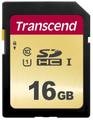TRANSCEND Memory card Transcend SDHC SDC500S 16GB CL10 UHS-I U1 Up to 95MB/S