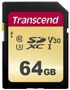 TRANSCEND SDXC UHS-3/V30 64GB MLC