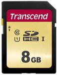 TRANSCEND SD Card 8GB Transcend SDHC SDC500S 95/60 MB/s (TS8GSDC500S)