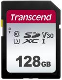 Transcend 300S - flashminnekort - 128 GB - SDXC UHS-I (TS128GSDC300S)