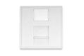 DIGITUS 45X45MM FACE PLATE FOR TRUNKING LABEL FIELD F. DN-93802-5/WHITE IN
