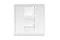 DIGITUS 45X45MM FACE PLATE FOR TRUNKING LABEL FIELD F. DN-93802-5/WHITE IN