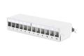 DIGITUS MODULAR PATCH PANEL SHIELDEDDESKTOP 12-PORT COLOR GREY IN (DN-93706)