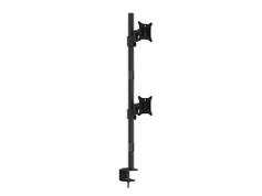 Multibrackets M VESA Deskmount Officeline Dual Vertical monteringssett - for 2 LCD-skjermer - svart