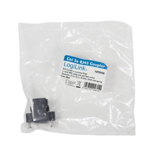 LOGILINK Socket-Outlet 2 X Rj-45 Black (NP0098)