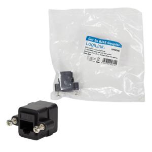 LOGILINK Socket-Outlet 2 X Rj-45 Black (NP0098)