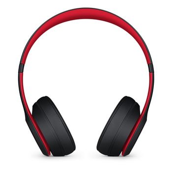 APPLE BEATS SOLO3 WIRELESS ON-EAR HEADPHONES DEFIANT BLACK-RED WRLS (MRQC2ZM/A)