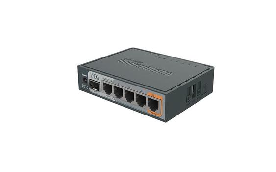 MikroTik RouterBOARD hEX S - ruter - stasjonær (RB760IGS)