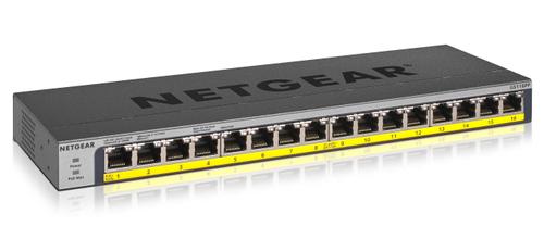 NETGEAR 16PT POE/ POE+GIGABIT UNMANAGED SWITCH (GS116PP-100EUS)