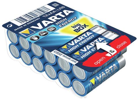 VARTA Batterie High Energy DE    AA  LR6               12St. (04906 301 112)