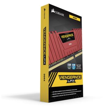 CORSAIR 16GB (4 x 4 GB) DDR4 3866MHz CL18 Vengeance LPX RÃ¶d (CMK16GX4M4B3866C18R)