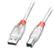 LINDY USB2.0 Cable Type A/B. M/M. Transparent 3.0m Factory Sealed