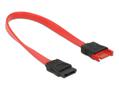 DELOCK Forlænger SATA6 kabel 20cm - Rød