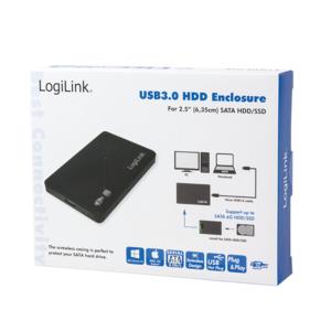 LOGILINK 2,5" Extern. Encl. USB 3.0,  (UA0256)