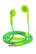 CELLULAR LINE CL Slug Stereo Handsfree, Grønn Ørepropper, 3.5 mm m/ mikrofon