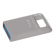 KINGSTON 64GB DTMicro USB 3.1/3.0 Type-A metal ultra-compact flash drive (DTMC3/64GB)