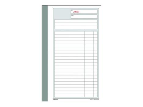 Mayland triplikatbog 108x200mm (92220450)