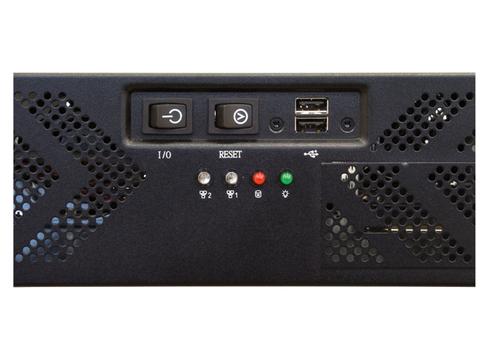 CHIEFTEC UNC-210T-B/ 1x400W 19" 2U chassi, Black, USB 3.0 (UNC-210T-B-U3)