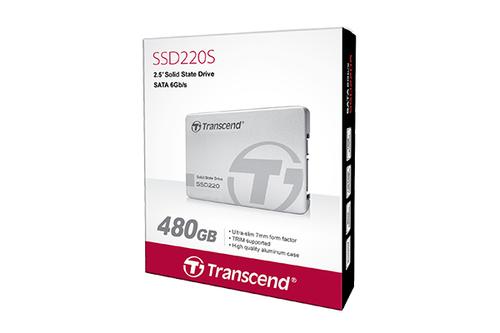 TRANSCEND d SSD220S - SSD - 480 GB - internal - 2.5" - SATA 6Gb/s (TS480GSSD220S)