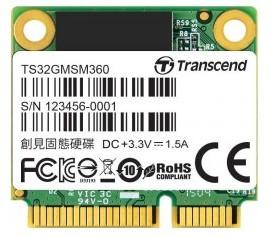 TRANSCEND 32GB MINI SSD MSATA (TS32GMSM360)