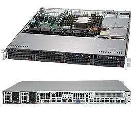 SUPERMICRO 1U CHASSIS 4X3.5HS SAS3/ SATA3 400WR PLATINUM 1    (CSE-813MFTQC-R407CB)