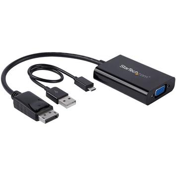 StarTech DisplayPort to VGA Adapter with Audio - 1920x1200 - DP to VGA Converter for Your VGA Monitor or Display (DP2VGAA) - DisplayPort / VGA-adapter - 18.4 m (DP2VGAA)