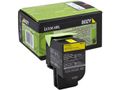 LEXMARK 80C20Y0 return toner yellow