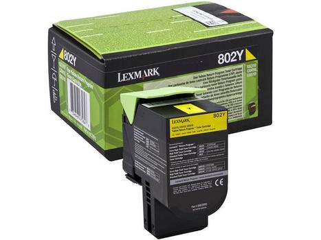 LEXMARK 80C20Y0 return toner yellow (80C20Y0)