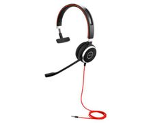 JABRA EVOLVE 40 MS Mono USB Headband Noise cancelling USB connector with mute-button and volume control on the cord