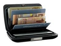 ÖGON Stockholm V2 Alu credit card holder Black (SV_BLACK)