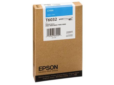 Epson T6032 - cyan - original - blekkpatron (C13T603200)